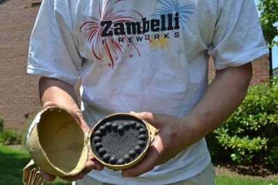 man holding firework