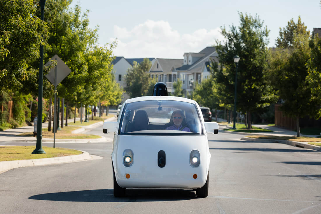 Waymo Firefly driving autonomously around Austin, TX